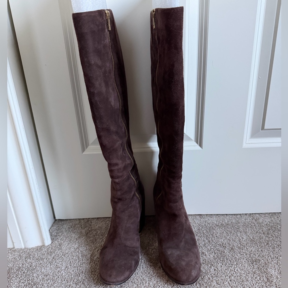 Calvin Klein Dark Brown  Knee High Boots